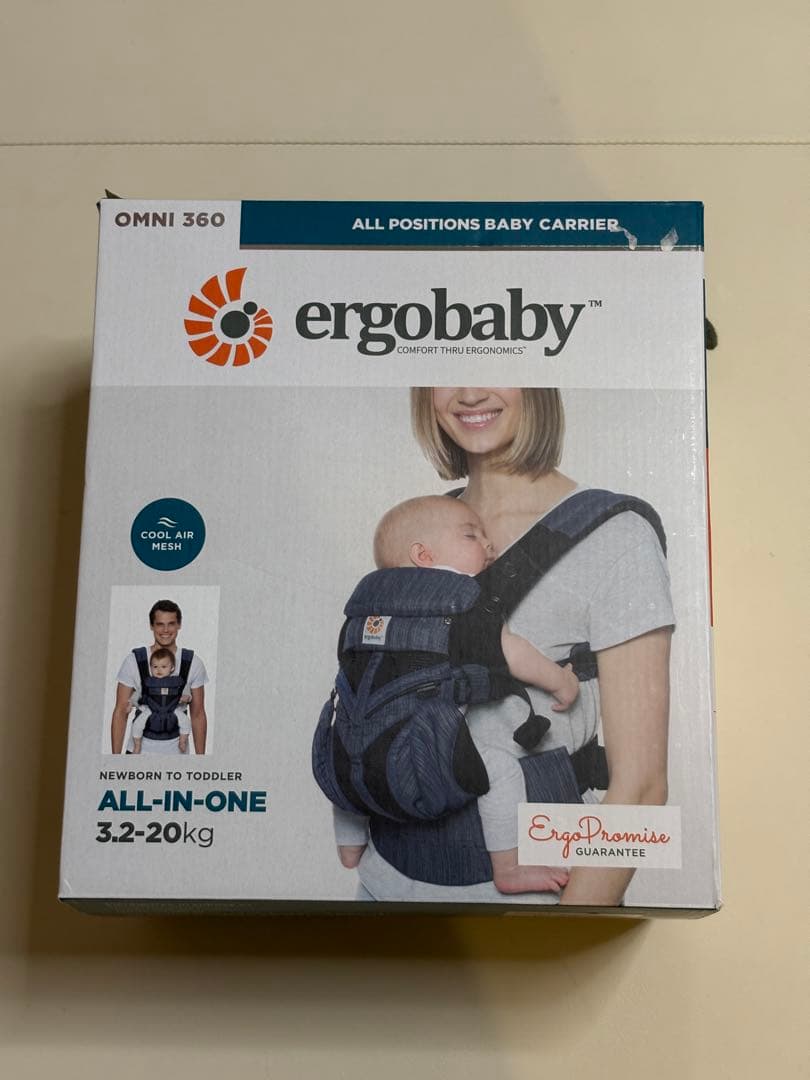 【良品】エルゴベビー ergobaby OMNI 360 抱っこひも インディゴ