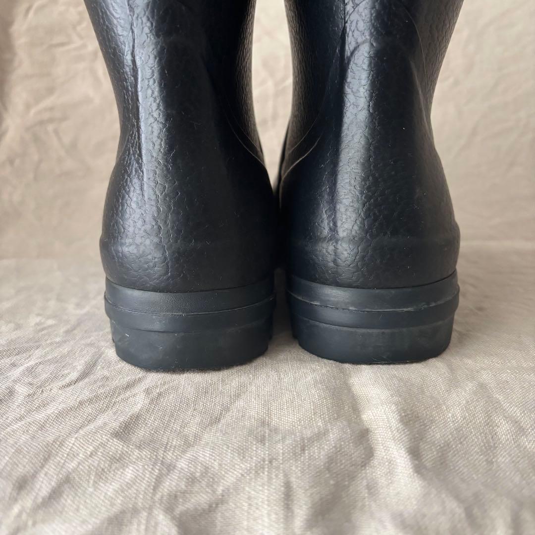 AIGLE ミドルラバーブーツ 38 24.5cm ダークネイビー レインブーツ