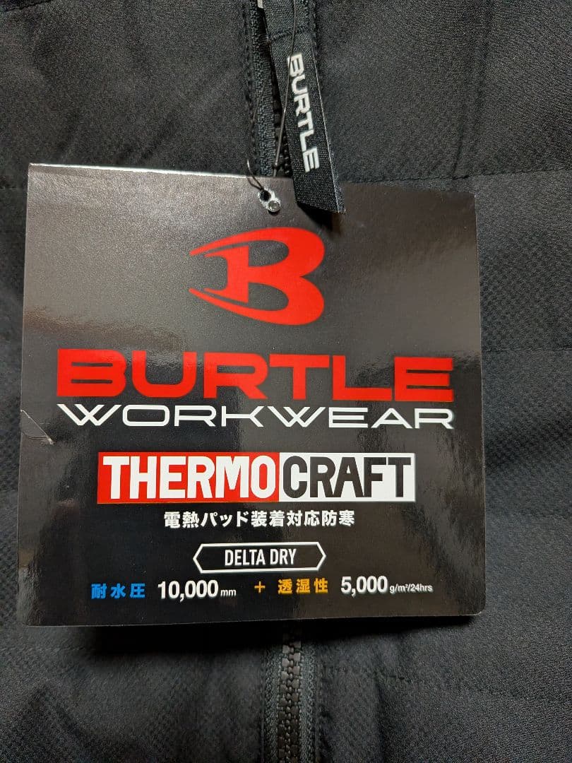 BURTLE 3214 ヒーターベスト ブラック 希少のMサイズ