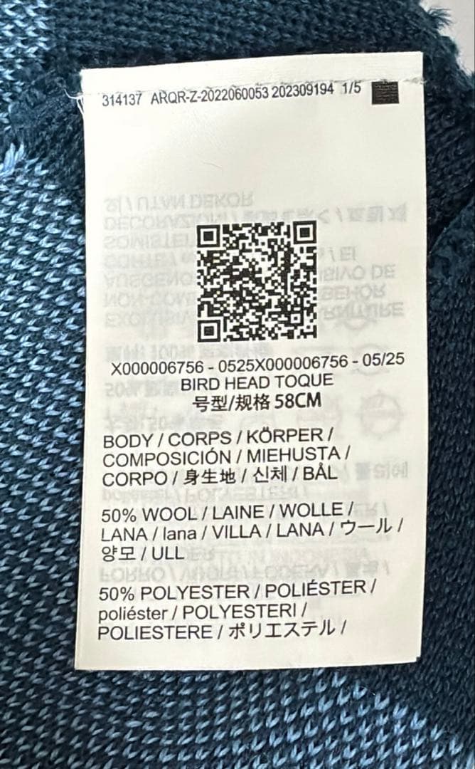 アークテリクス バード ヘッド トーク \"ナイトスケープ/グレイシャル\"