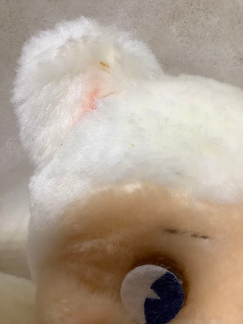 【非売品】文明堂 カンカンベア ぬいぐるみ 約20cm 昭和レトロ 当時物