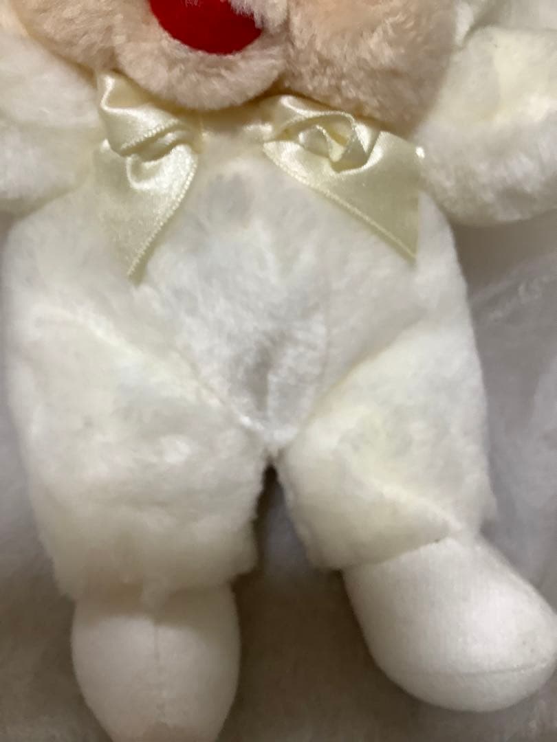 【非売品】文明堂 カンカンベア ぬいぐるみ 約20cm 昭和レトロ 当時物