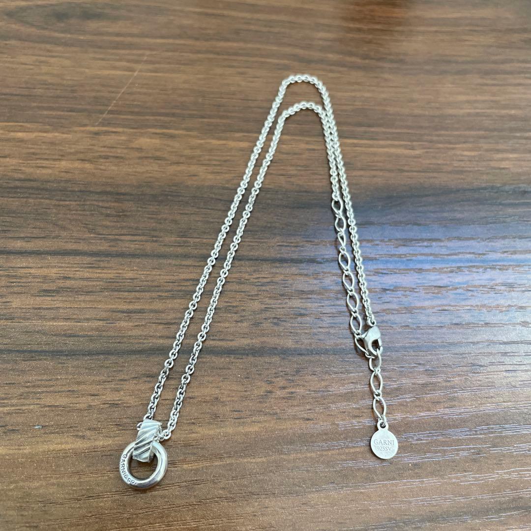 助*進様 【週末限定値下】GARNI ガルニ　シルバー ツイストダブルリング ネ