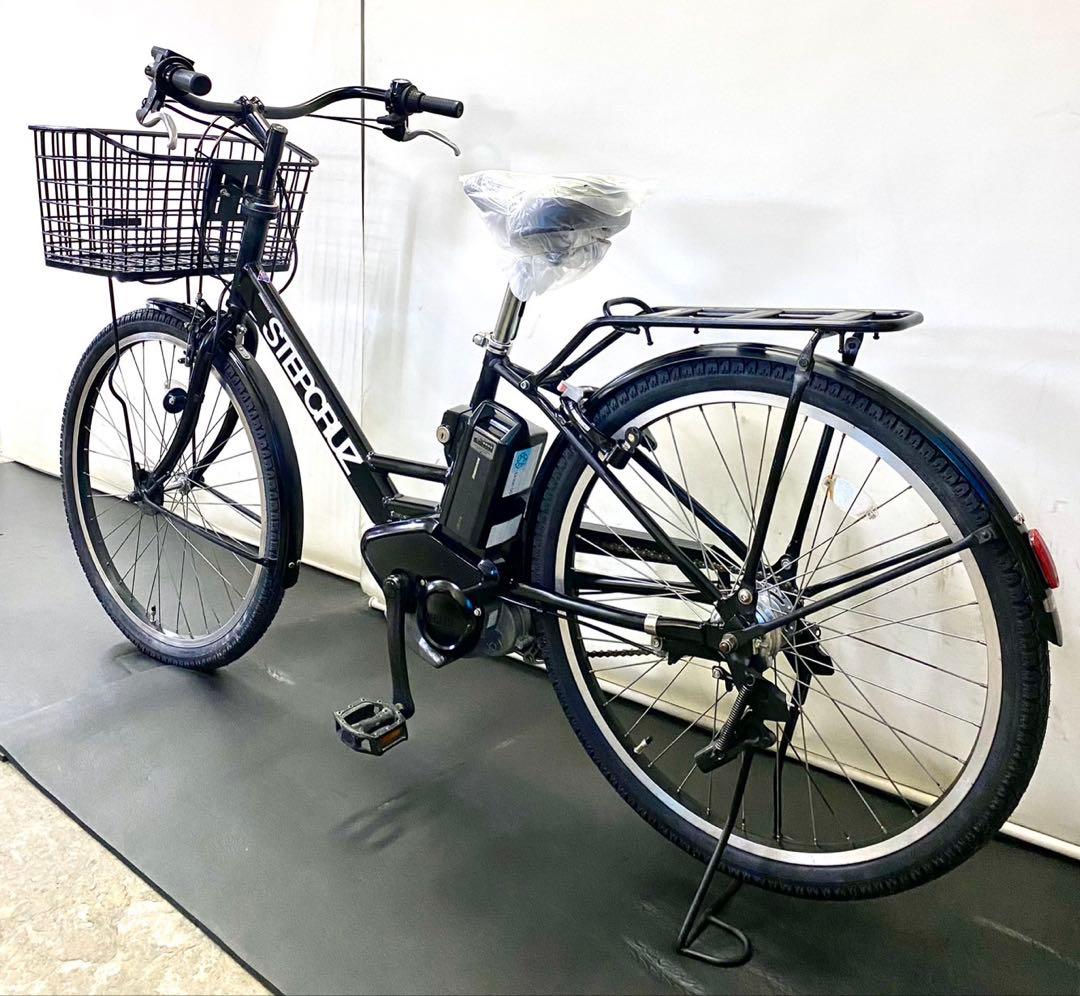 1年保証　ブリヂストン　ステップクルーズ　26インチ　黒色　電動アシスト自転車