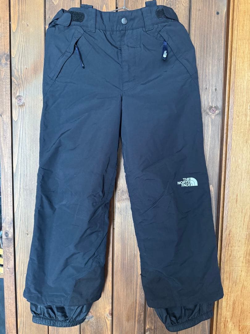 上下セット！THE NORTH FACE 赤スクープジャケット黒パンツ