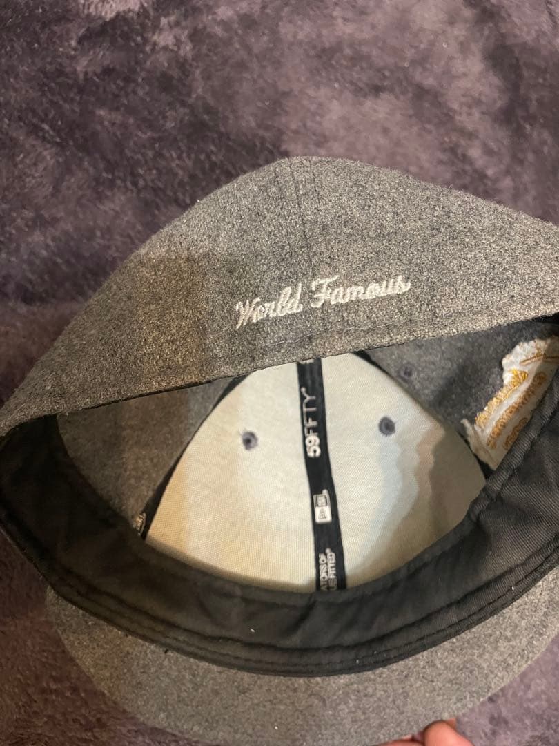 Supreme 59FIFTY グレーキャップ 7 1/2