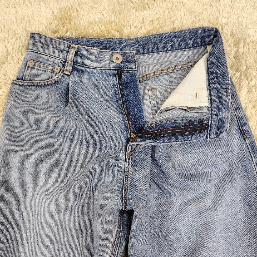完売品 EVERYDAY I LIKE. タックバギーデニムパンツ ワイド