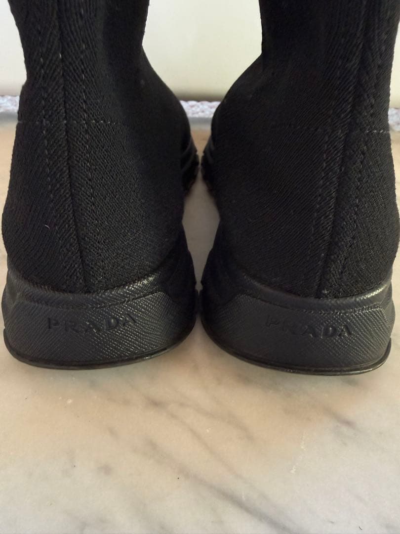 PRADA ニット ソックス スニーカー ブーツ