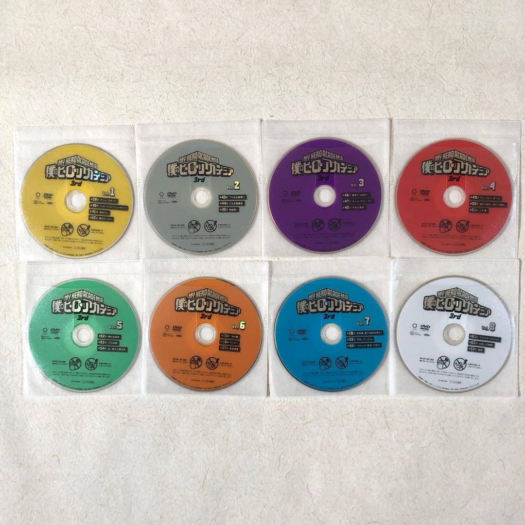 僕のヒーローアカデミア 1st ~ 3rd 全２１巻 DVDレンタル落ち