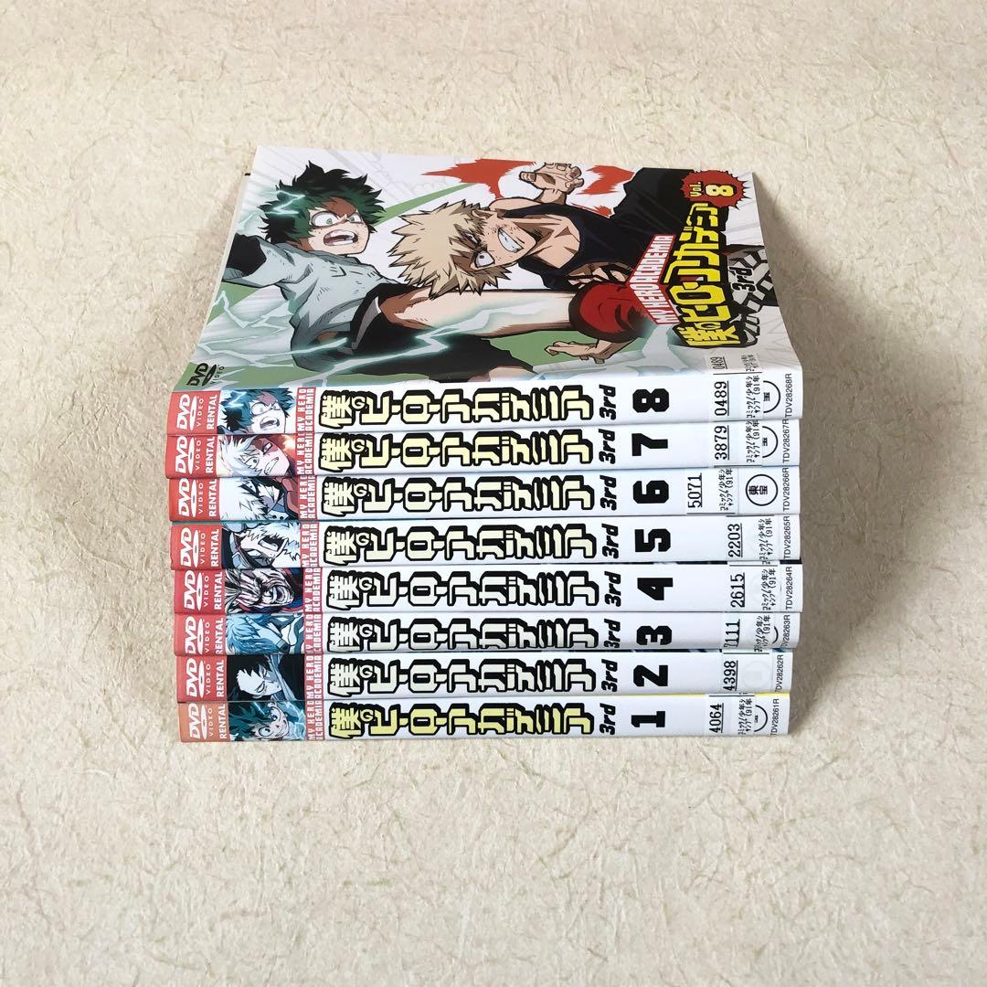 僕のヒーローアカデミア 1st ~ 3rd 全２１巻 DVDレンタル落ち