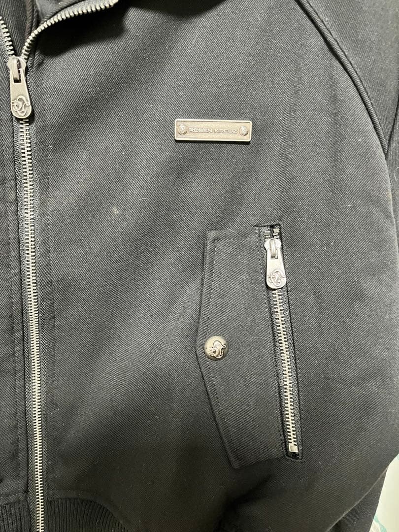 ジャケット・アウター rosenkreuz layered crop double zip up