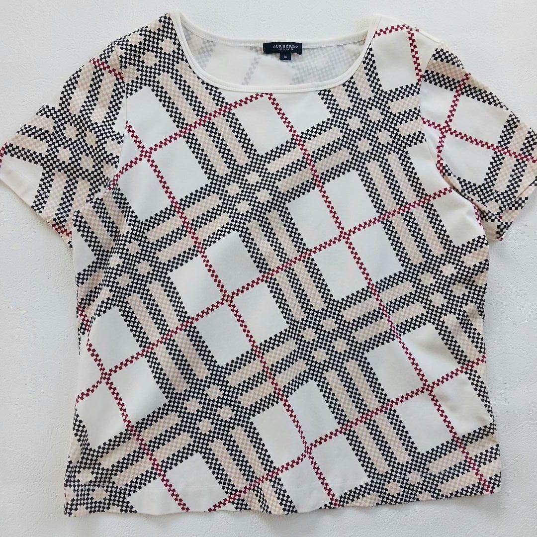 バーバリーロンドン　大きいサイズ　ノバチェック　カットソー　半袖Tシャツ　15