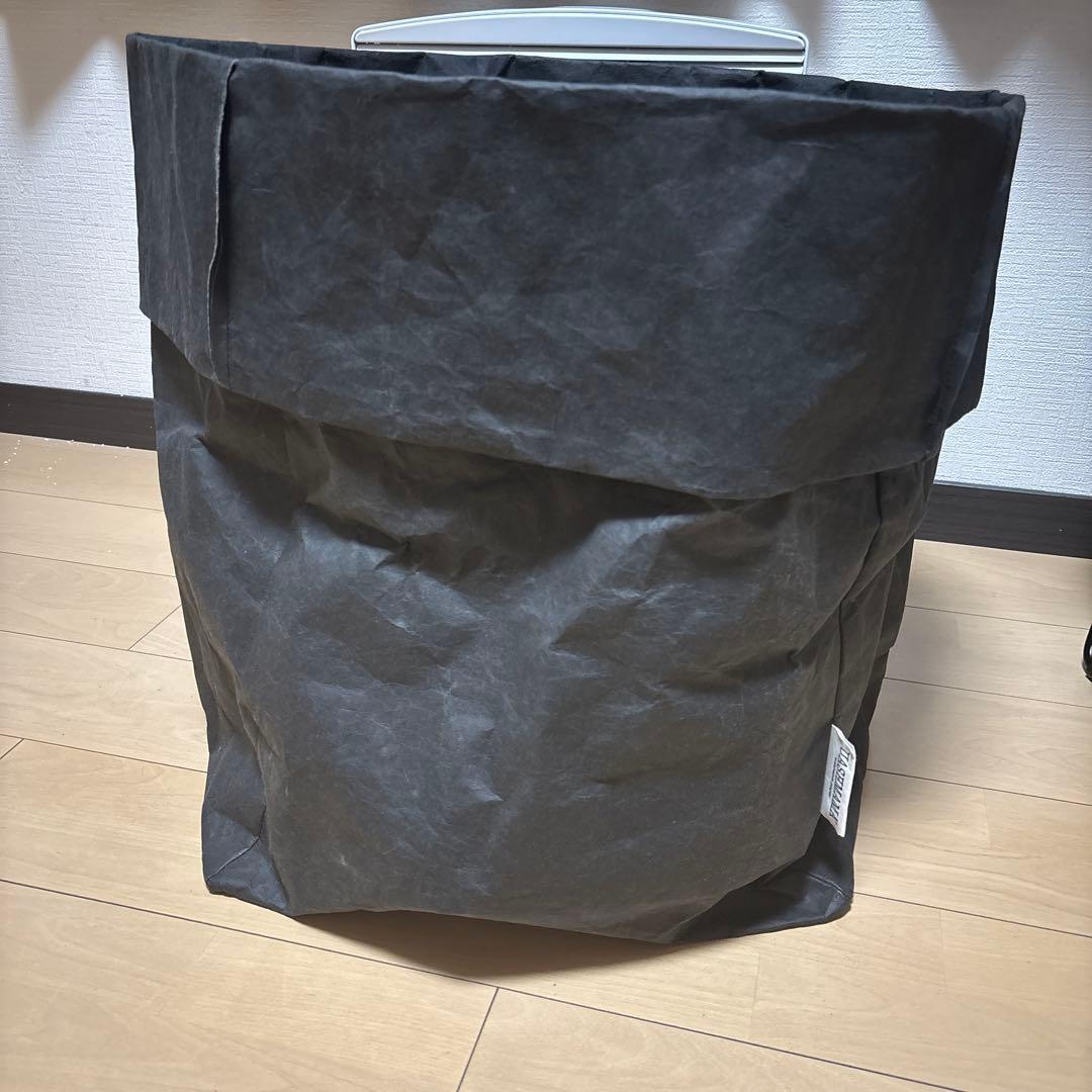 uashmama ペーパーバッグ　ブラック　GIGANTEサイズ
