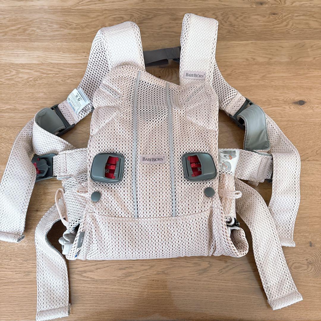 BabyBjorn ONE KAI 抱っこ紐 メッシュ パーリーピンク