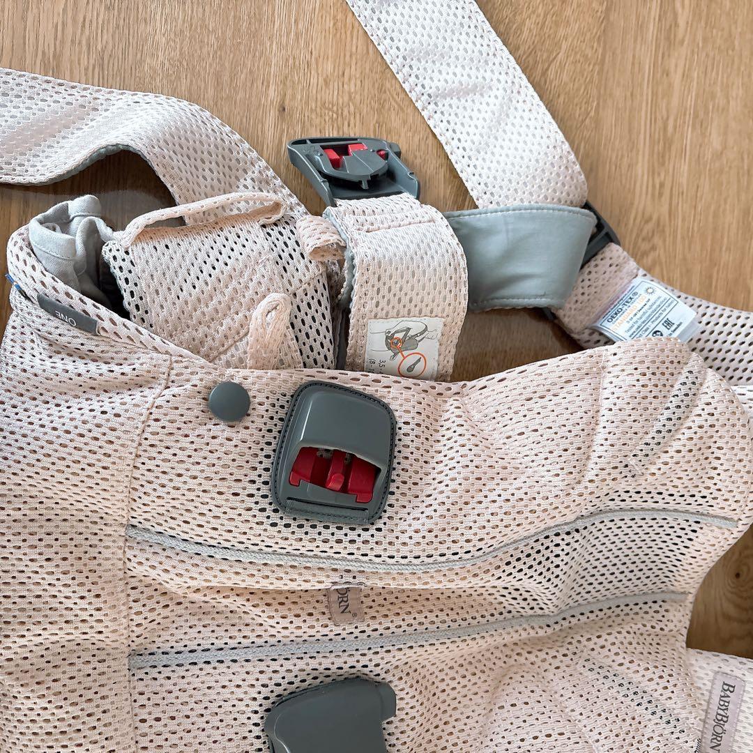 BabyBjorn ONE KAI 抱っこ紐 メッシュ パーリーピンク