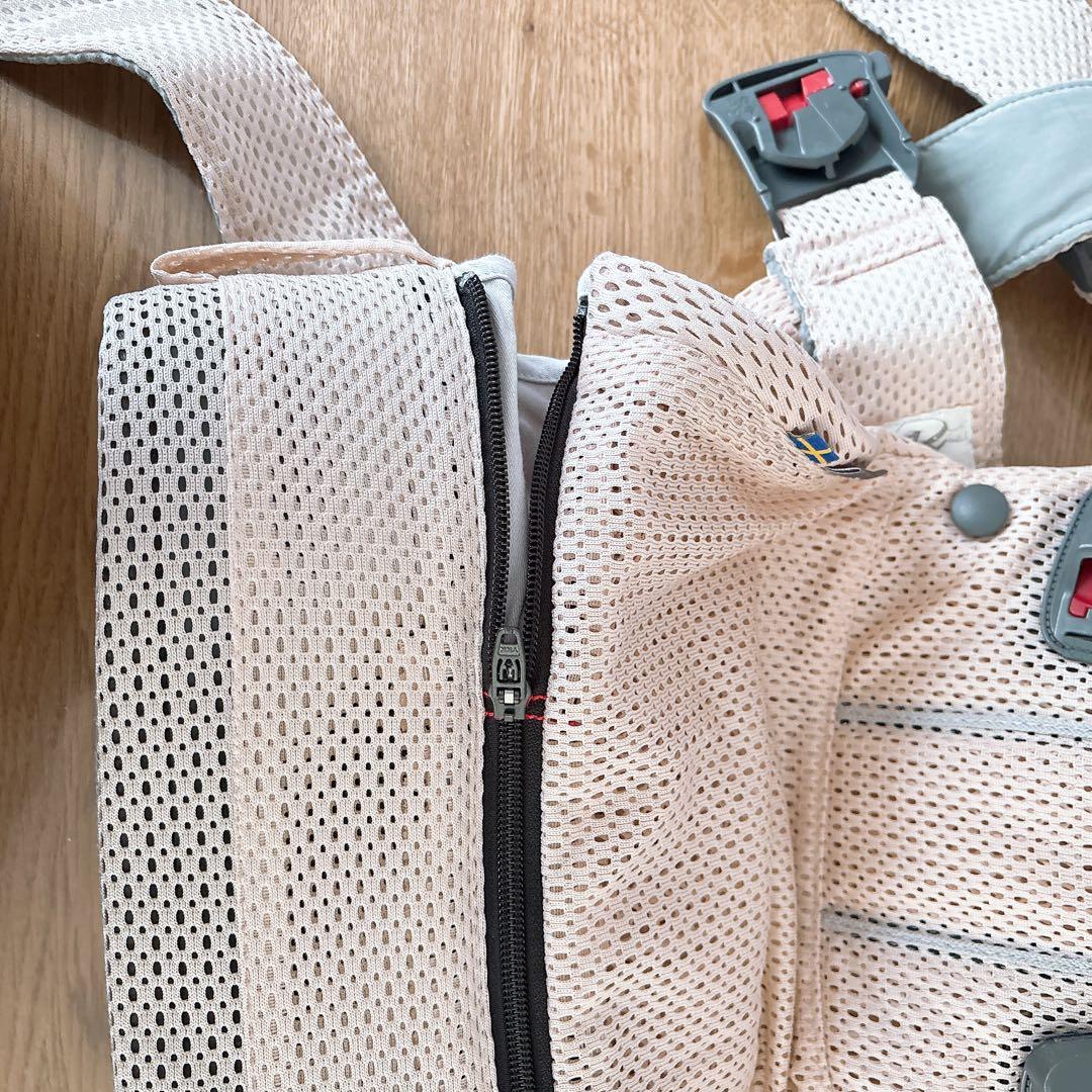 BabyBjorn ONE KAI 抱っこ紐 メッシュ パーリーピンク