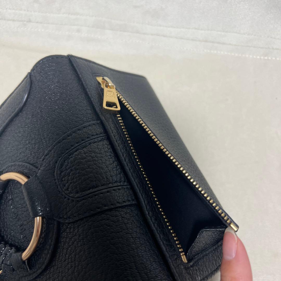 See by Chloéシーバイクロエ 三つ折り財布 小銭入 ブラック HANA