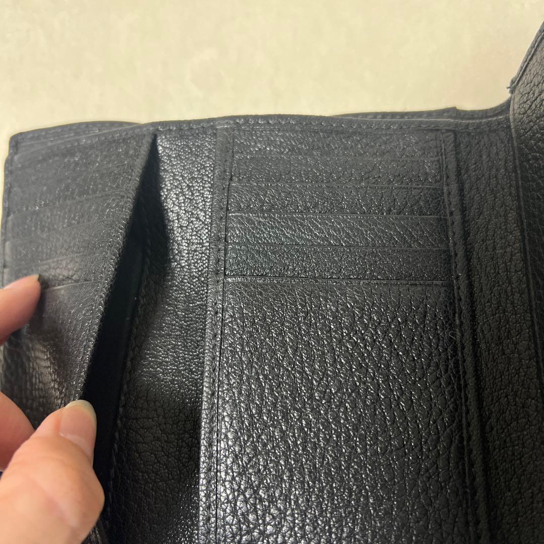 See by Chloéシーバイクロエ 三つ折り財布 小銭入 ブラック HANA