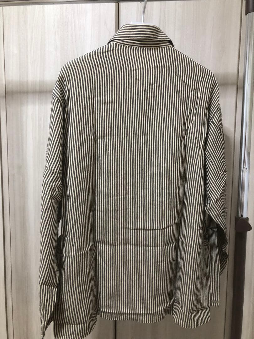 COMOLI 22SS ストライプ ワークジャケット 2
