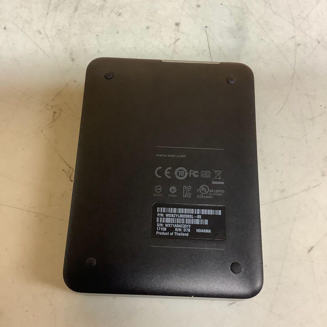 WD My Passport for Mac 2TB外付HDD箱付（わ-47）