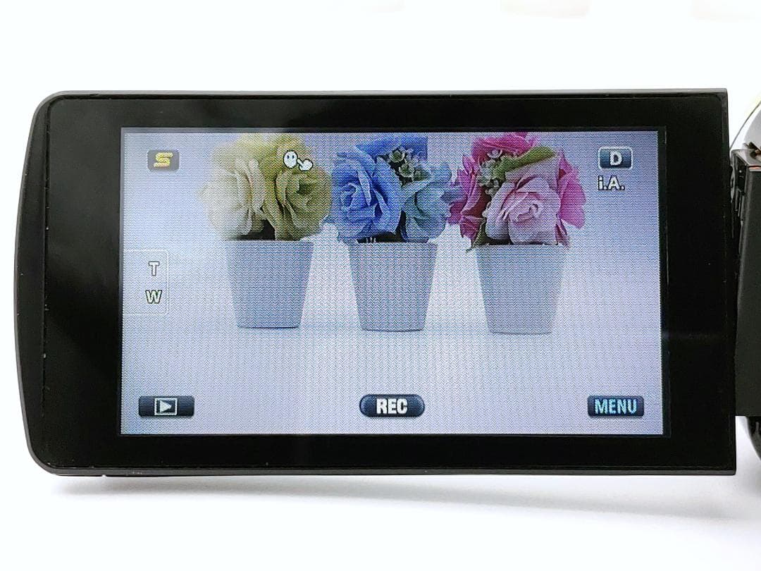 フルハイビジョン画質対応！ JVC ビデオカメラ GZ-HM390