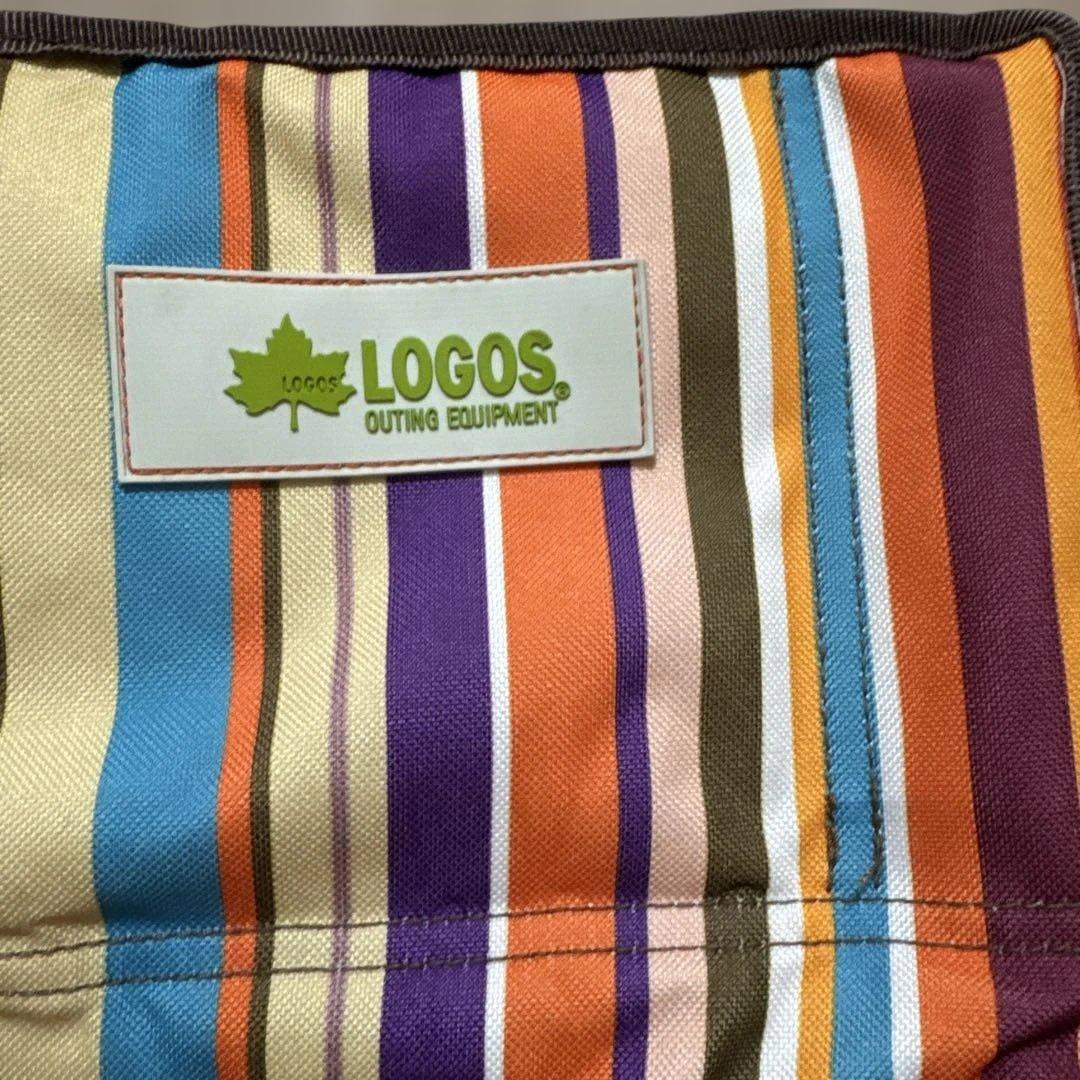 ロゴス　LOGOS. ストライプあぐらチェア イス
