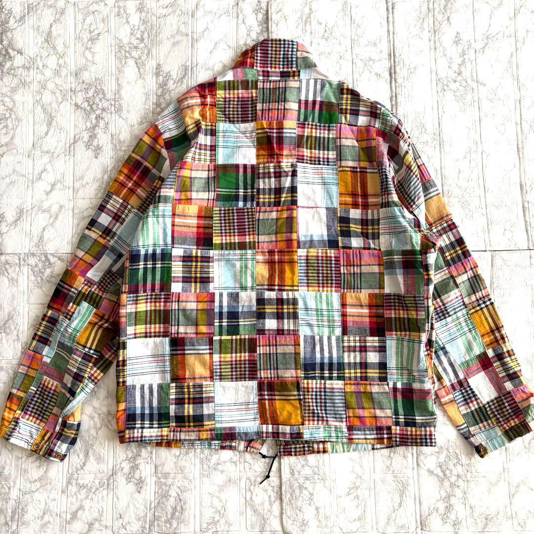 BEAMS PLUS ビームスプラス パッチワーク マドラスチェック ブルゾン