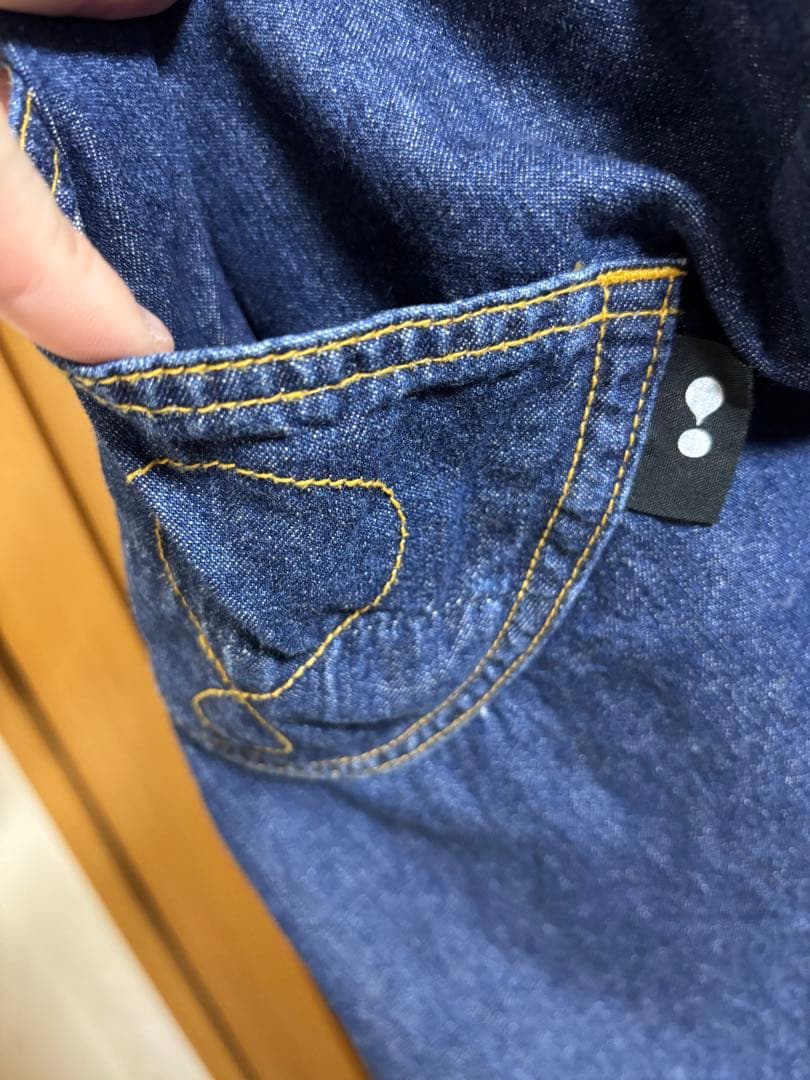 メルシーボークー デニム サルエルパンツ メンズ 3