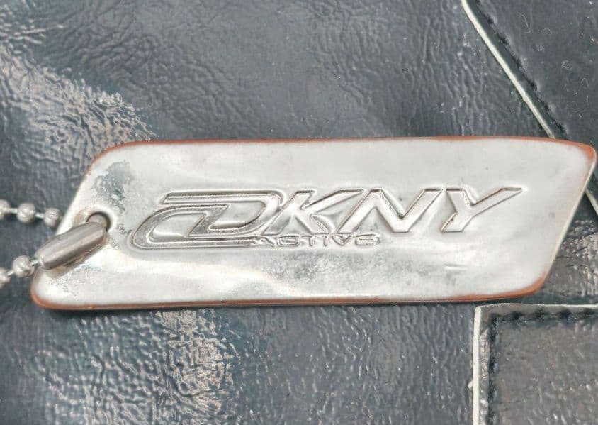 【激レア 大容量】DKNY ボストンバッグ トート 肩掛け y2k デカロゴ