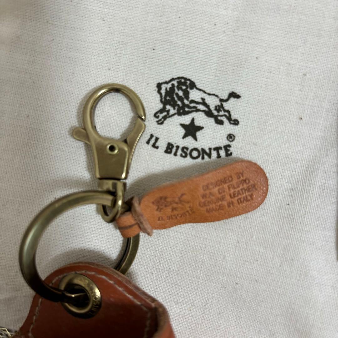 IL BISONTE イルビゾンテ　ブラウン　キーケース　きーリング