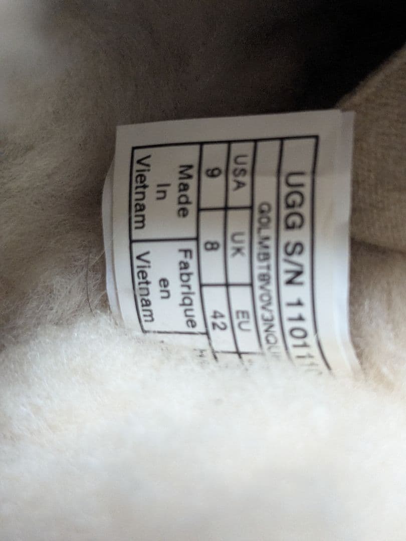 UGG モカシン グレー 9 USA