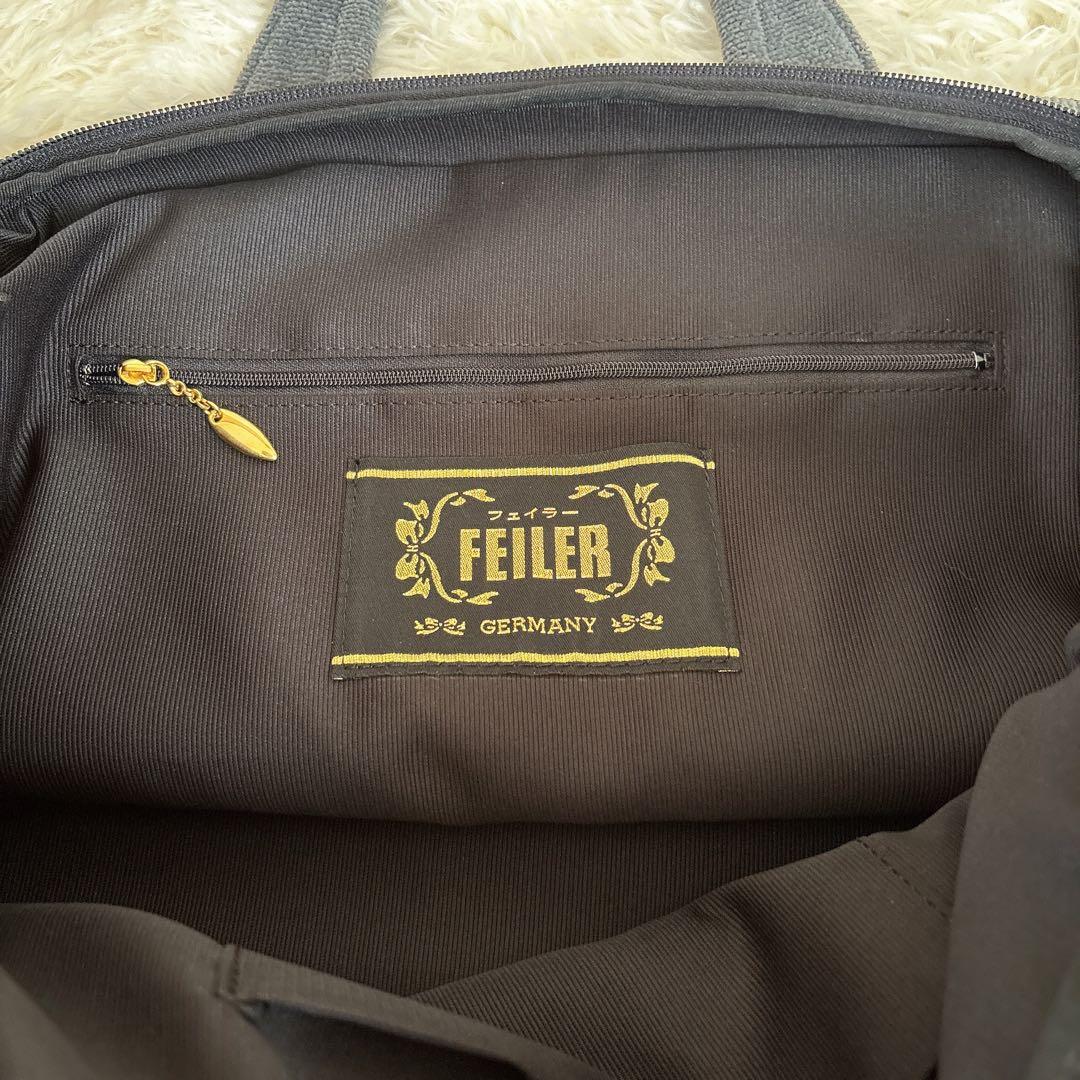 【美品】FEILER ビエンナ 大型ボストンバッグ 旅行バッグ 大容量　グレー