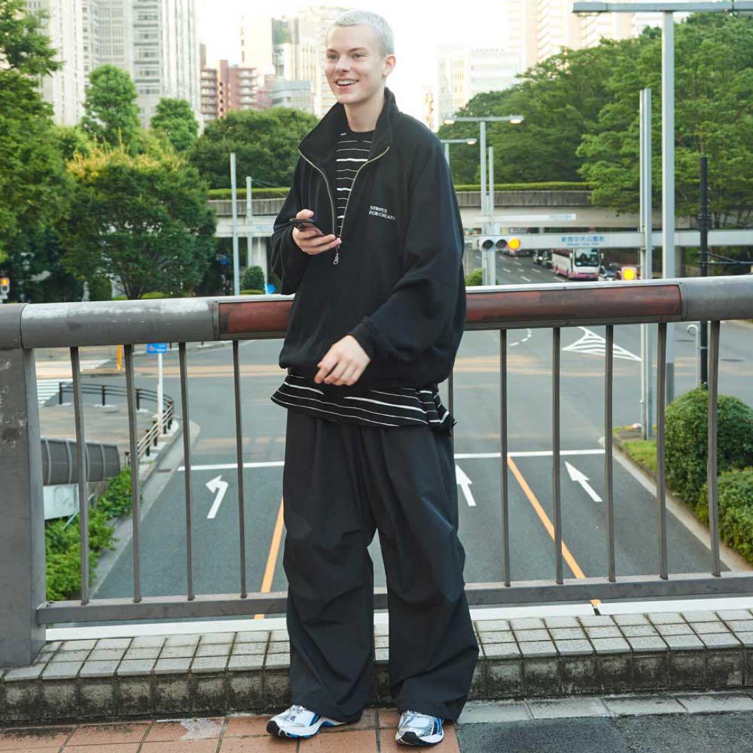 トップス S.F.C SUPER BIG MIX SIDE STRIPES SS TEE