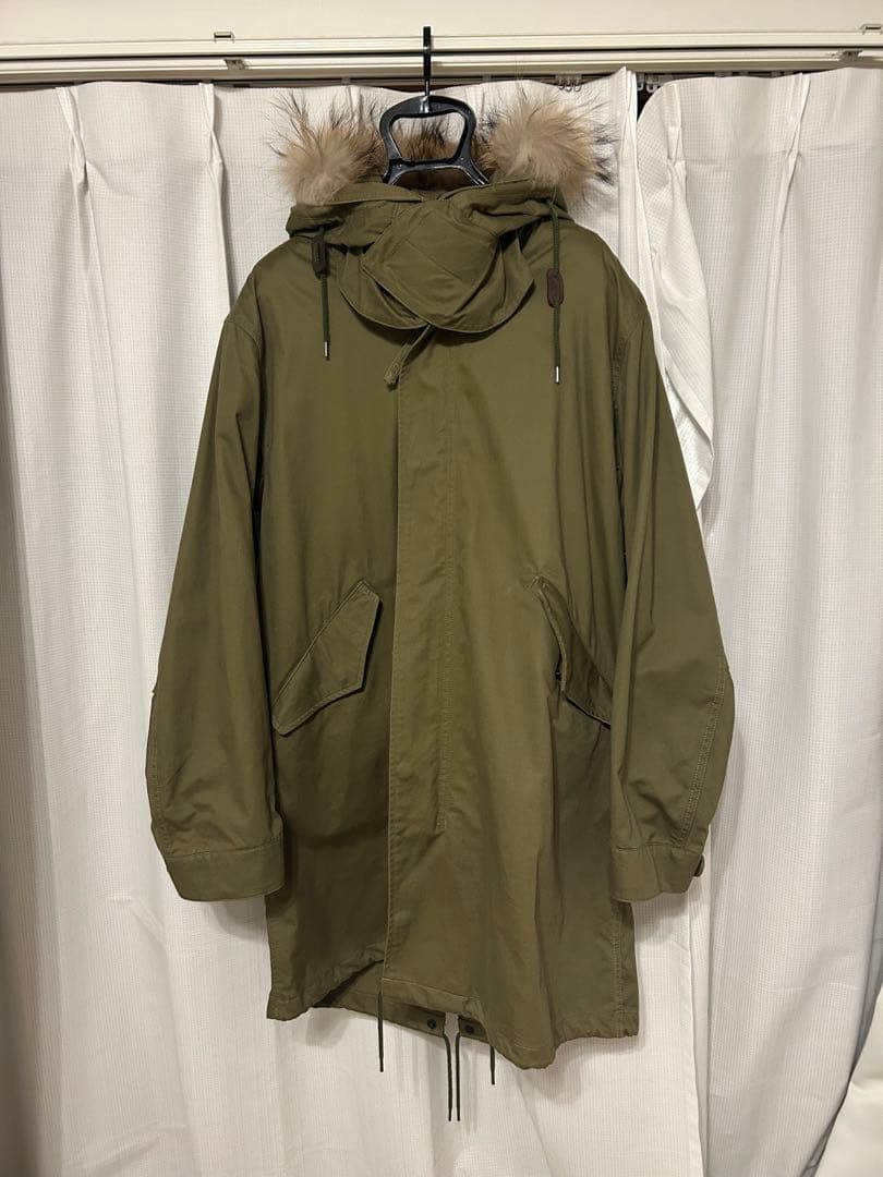 ジャーナルスタンダード M65 モッズコート Lサイズ フィッシュテール ファー