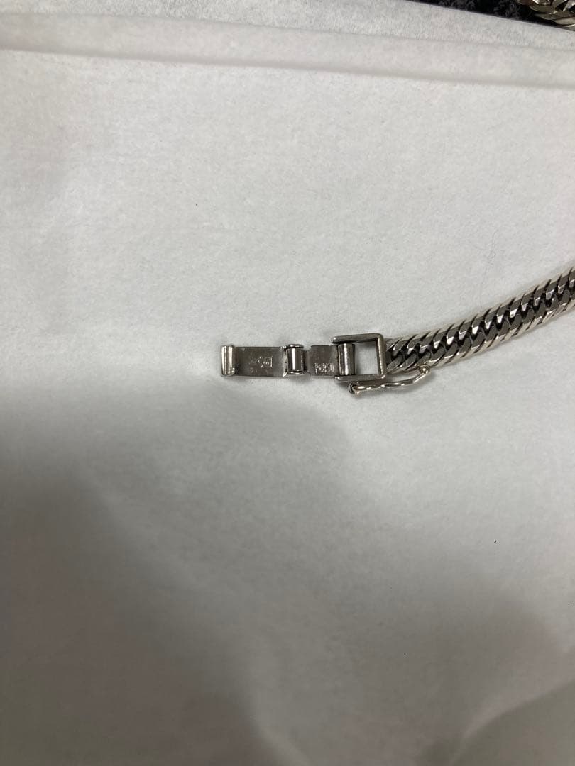 喜平　プラチナ　PT850 12面トリプル　30g ネックレス　50cm