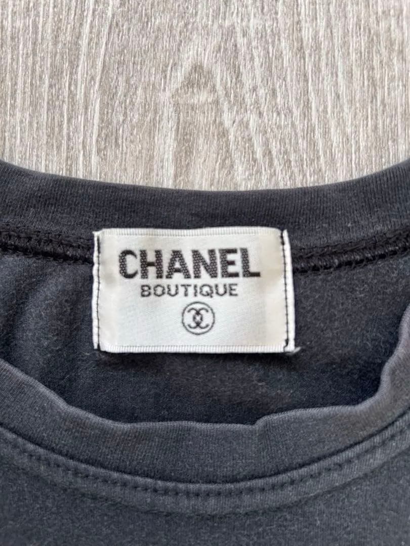 本日夜間最終値下げ！CHANEL ブラック Tシャツ 花柄