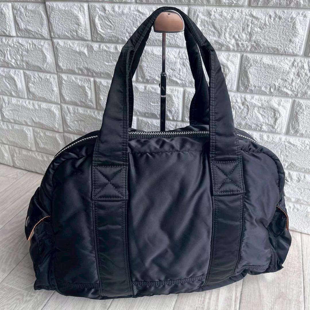 【美品】PORTER ポーター タンカー ダッフルバッグ 黒 ボストンバッグ