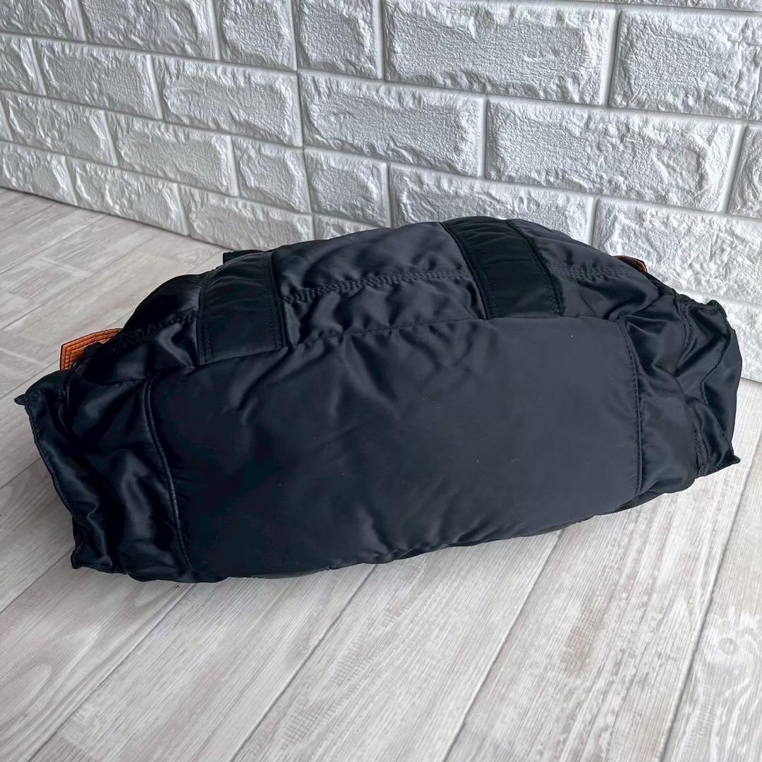 【美品】PORTER ポーター タンカー ダッフルバッグ 黒 ボストンバッグ