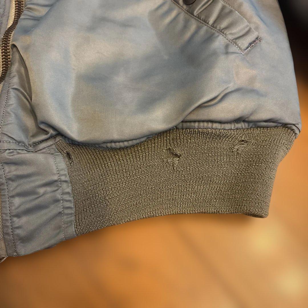 米軍実物MA-1 8279B M 50s EXCEL GARMENT 黒タグ