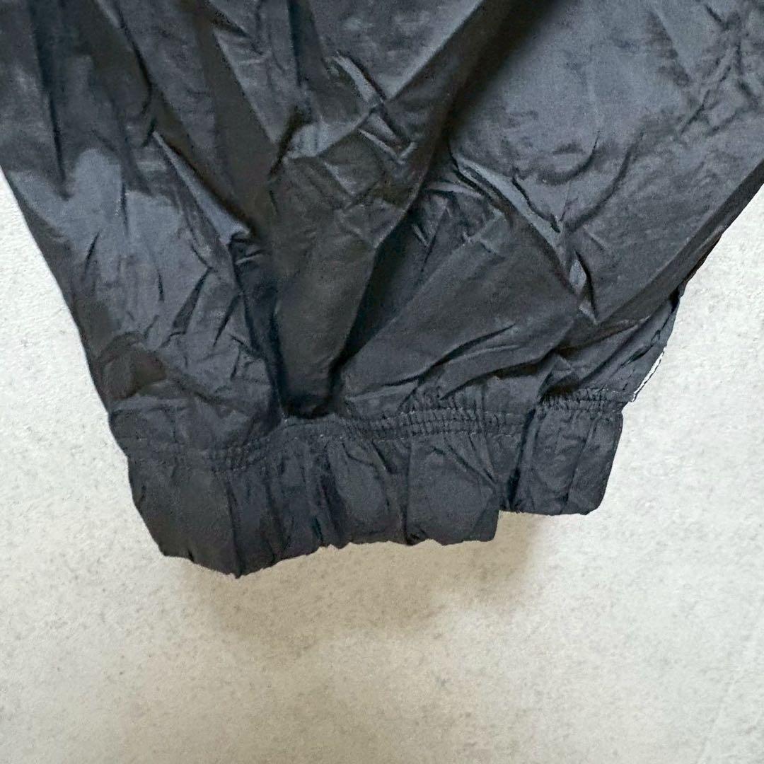 NIKE XL スウッシュ総柄 ナイロンパンツ ブラック　XL