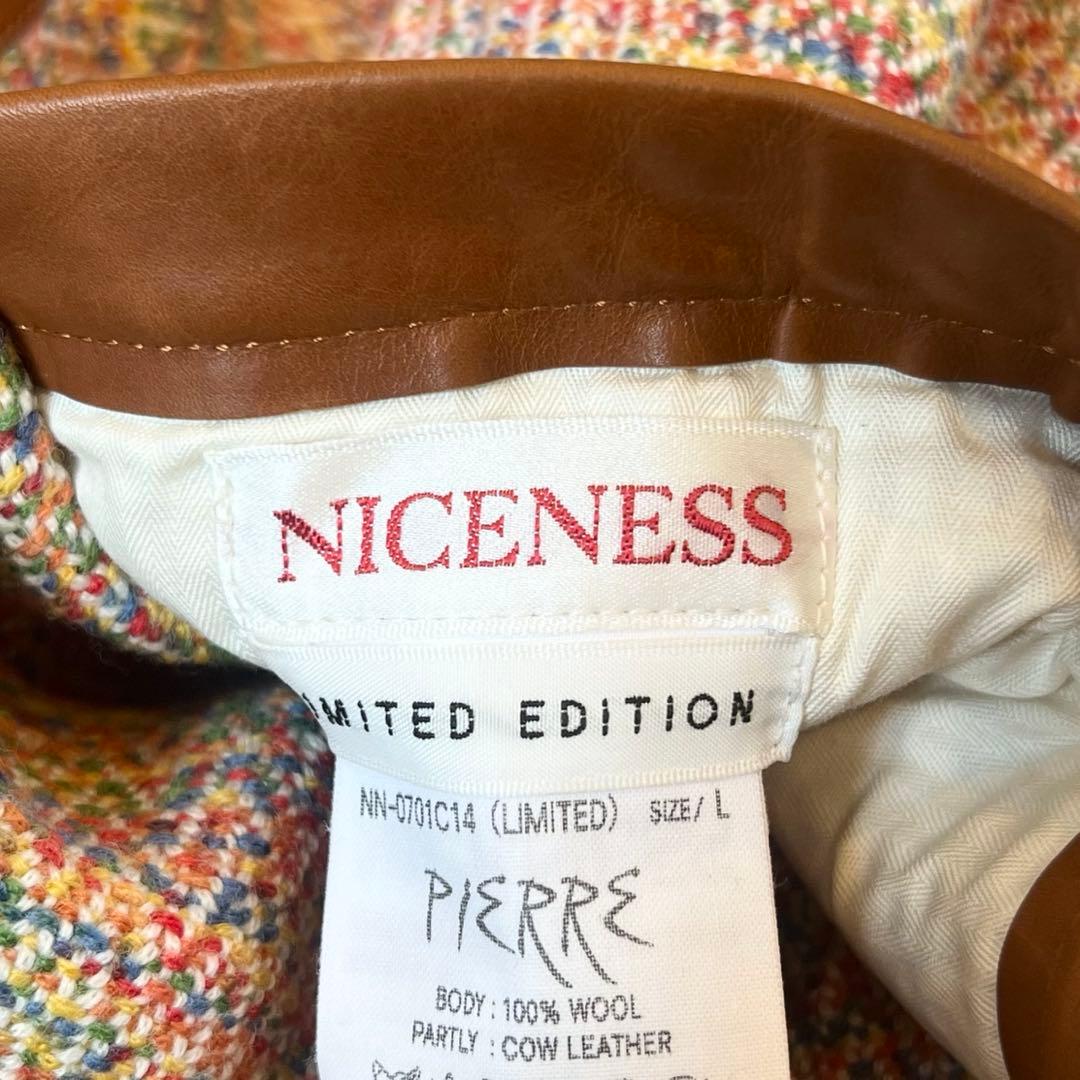 ジャケット・アウター NICENESS PIERRE herringbone duffle coat