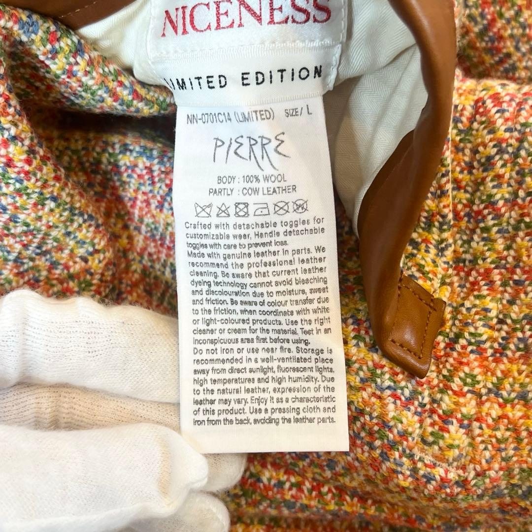 ジャケット・アウター NICENESS PIERRE herringbone duffle coat