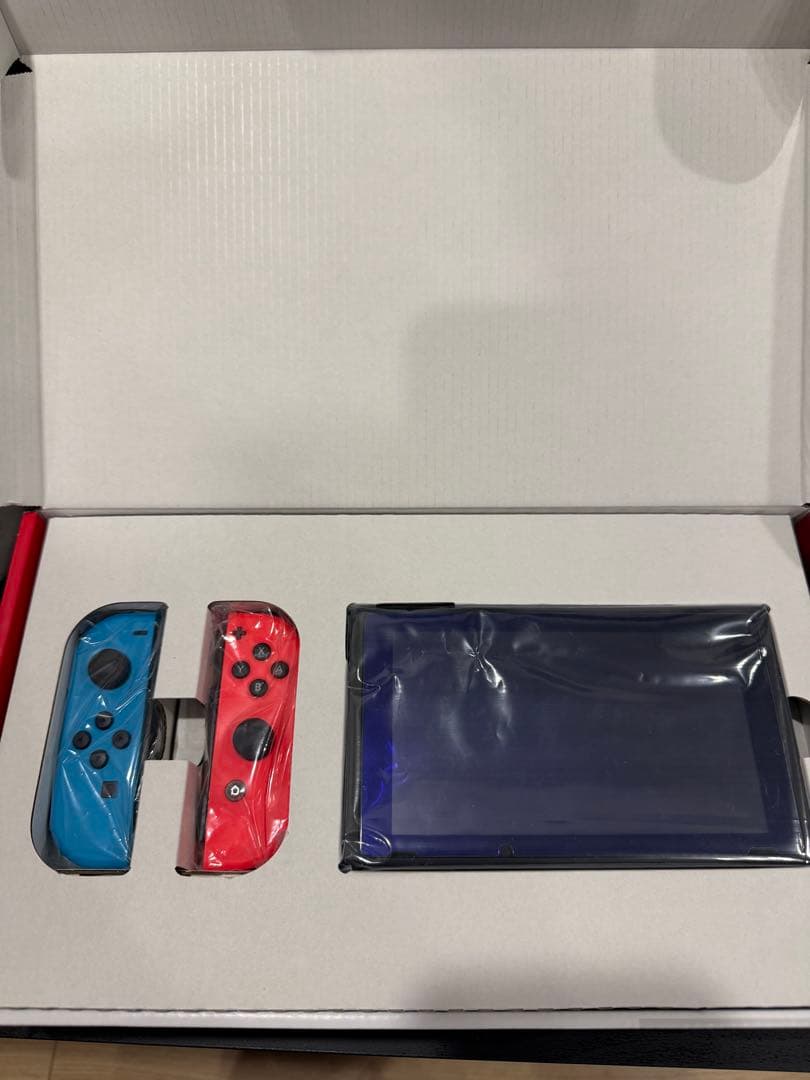 【美品】Nintendo Switch 本体 赤と青 ＋マイクロSD 128GB