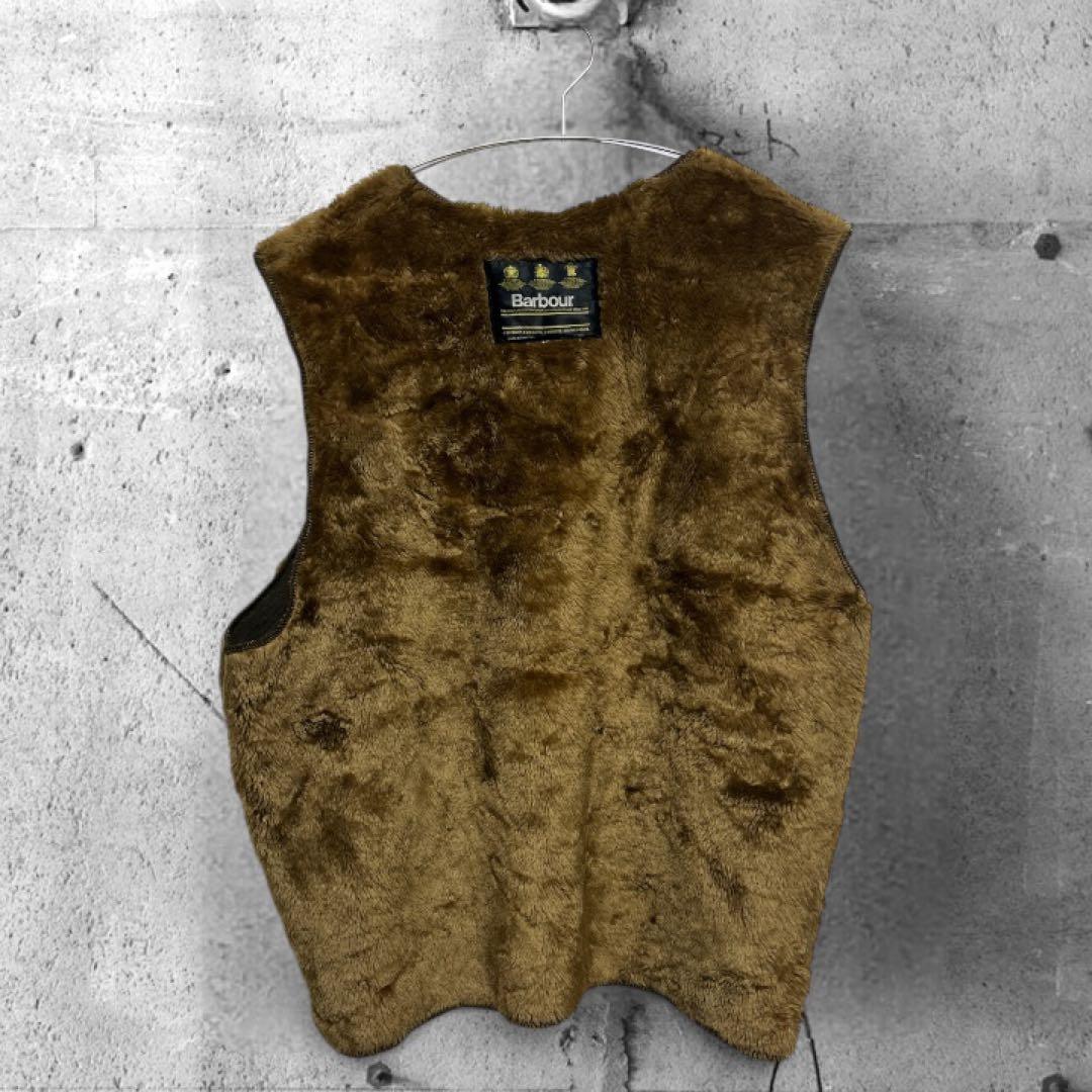 Barbour ブラウンファーベスト