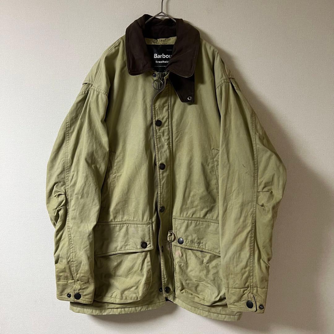 Barbour/T255 FOUNTAINE BLEU JKT/S/カーキ