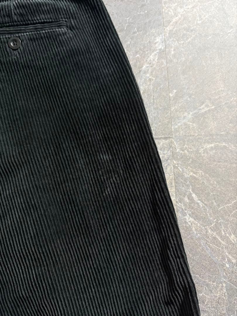 パンツ 00s old baggy fade black corduroy slacks
