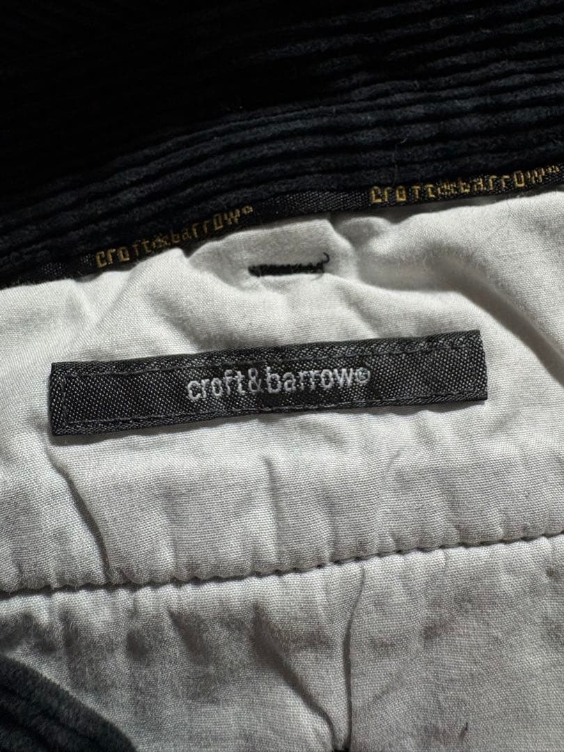 パンツ 00s old baggy fade black corduroy slacks