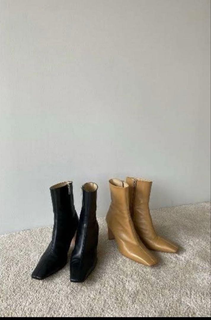 靴 CLANE SQUARE SHORT BOOTS