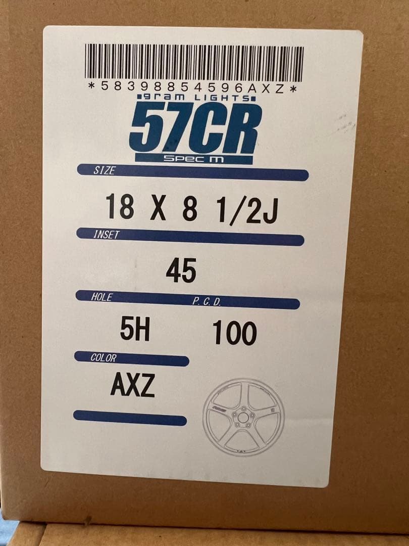 RAYS 57CR Spec M 18インチホイール
