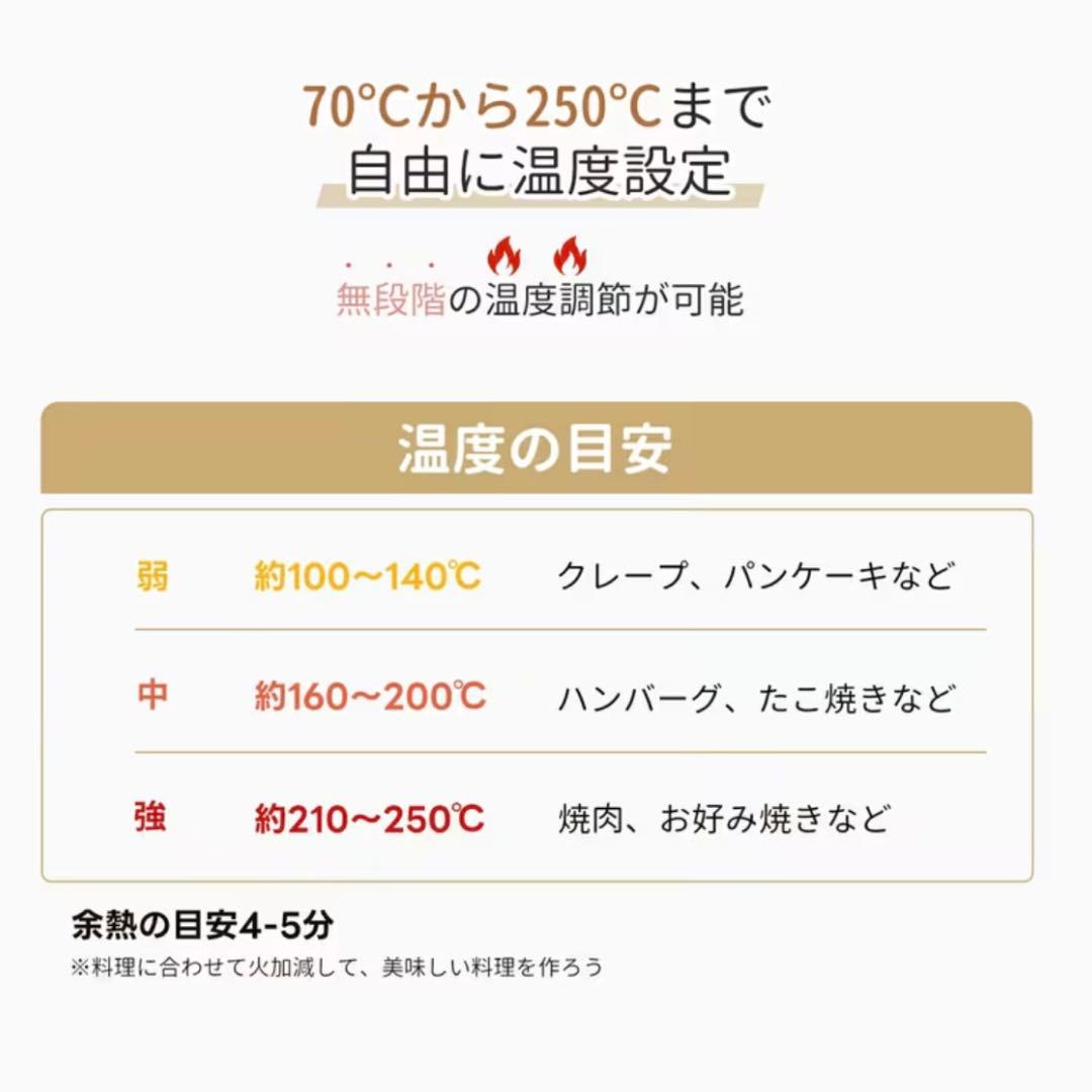 電気ホットプレート たこ焼き器 深鍋プレート付き 3WAY 1〜4人用 新品